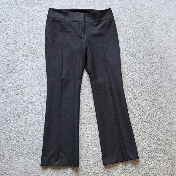 ANN Taylor LOFT Julie Boot Cut Rigid Pants Cotton Blend Bi-stretch Womens 10 - Picture 1 of 12